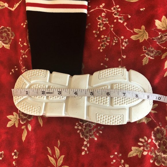 ATALINA Thigh-High Knit-Shaft Sock Sneaker Boots - Euro Size 36 (US-CA Size 6) - Picture 12 of 16